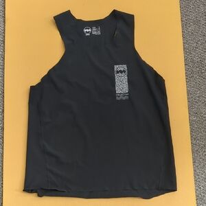 Janji Black Sleeveless Running Tank Top